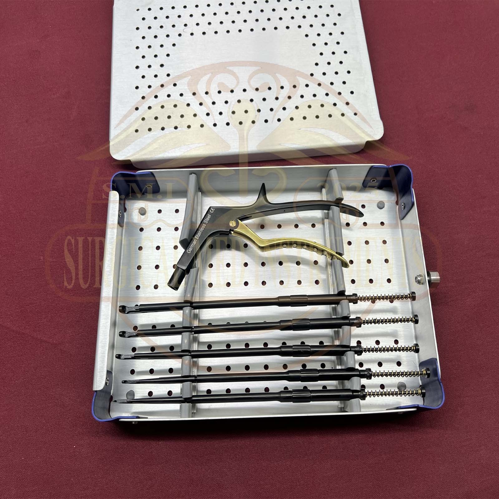 Spine Surgery Rongeur Interlaminar Spine Endoscopic Bite Size 1 to 5mm Set