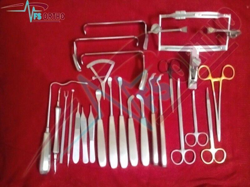Cleft Palate Surgery Complete Set Of 21 Pcs Surgical Instruments