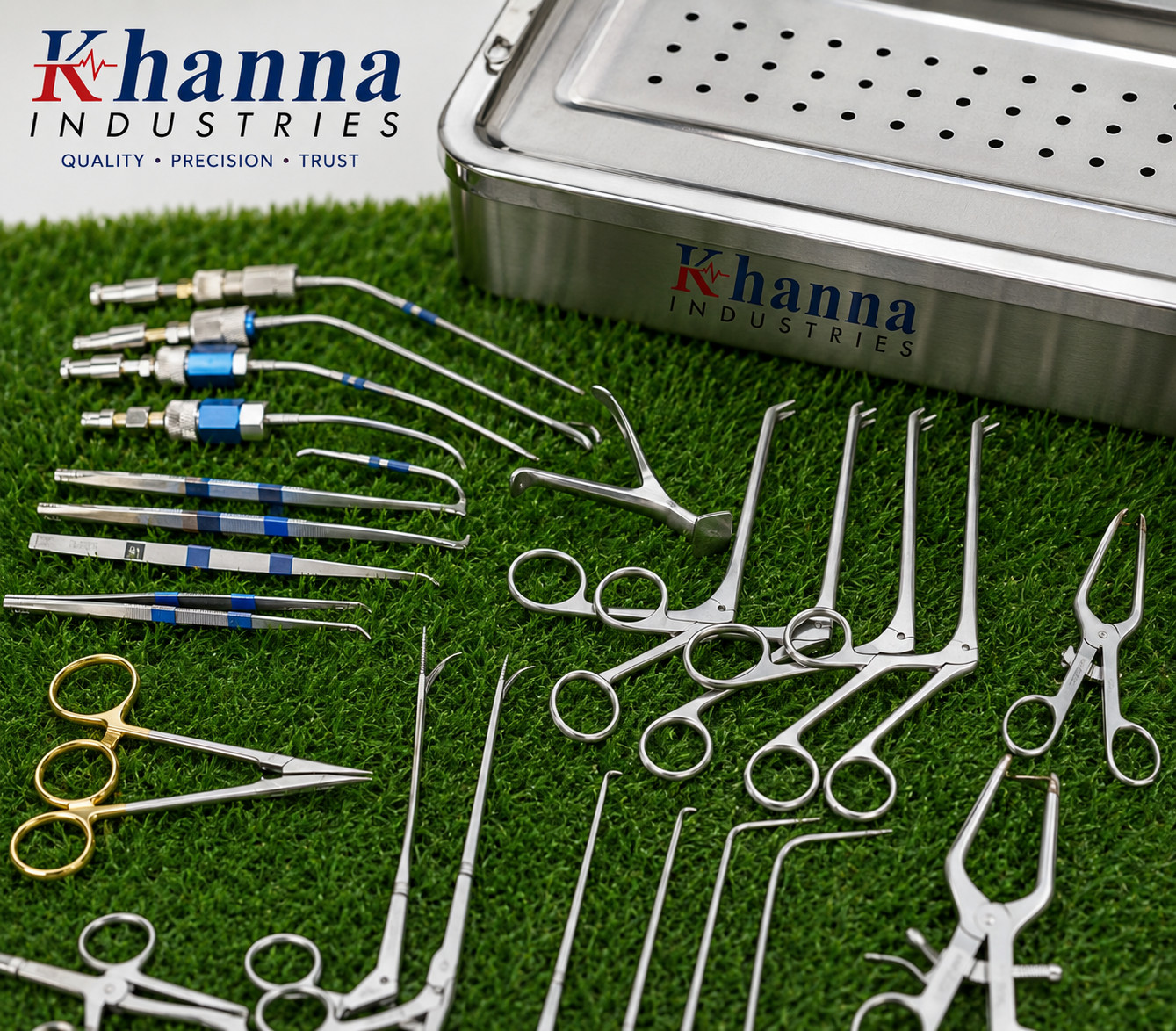 FESS Endoscopic Sinus Surgery Instrument Set ENT German Stainless Steel Kit
