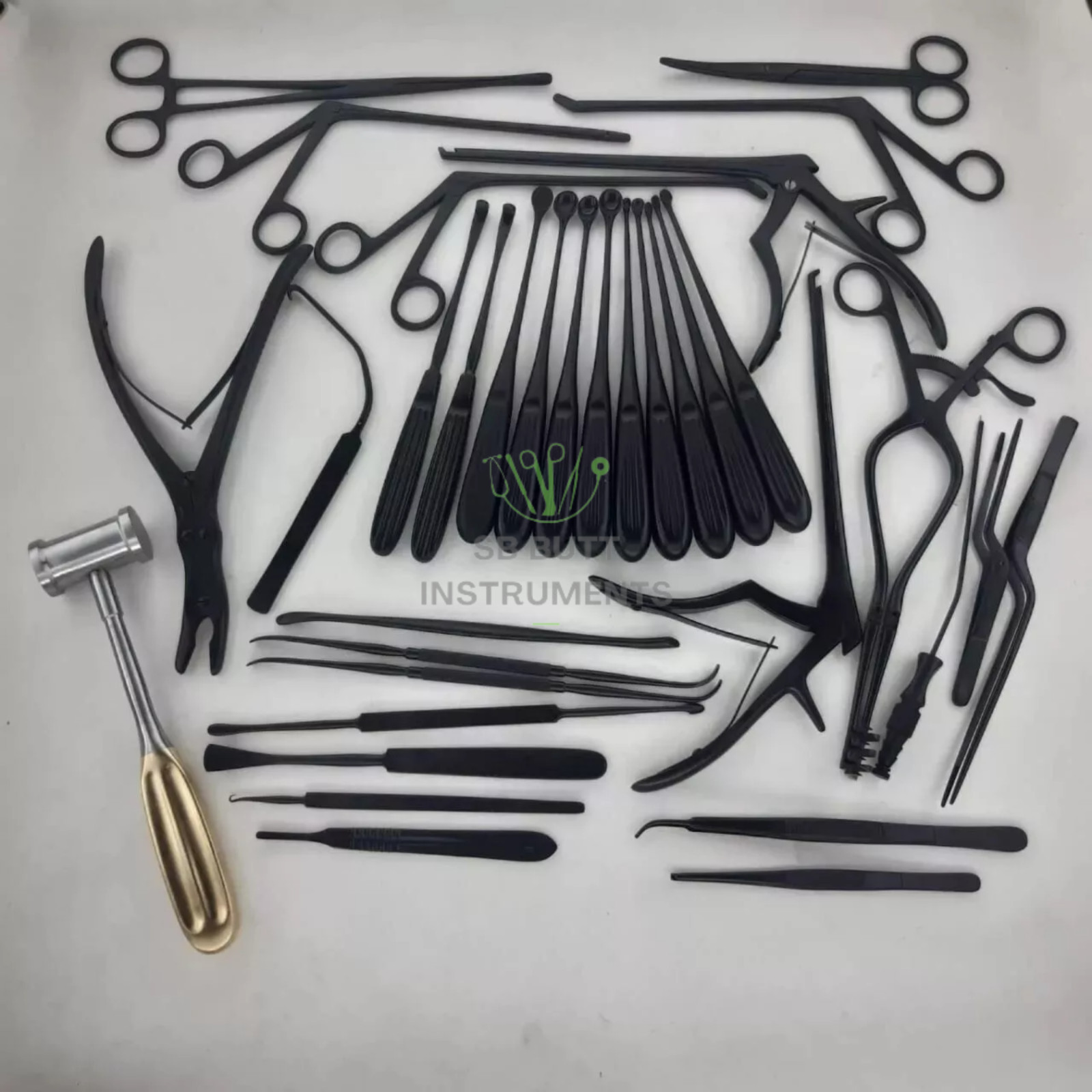Laminectomy Set 35 Pcs Black Coated Surgical Orthopedic Surgical Instruments