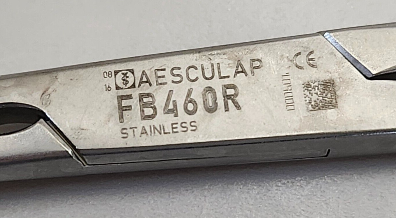 Aesculap Forceps Lot – OL474R, MG681R (x2), EA127R (x2), FB460R, DP552R