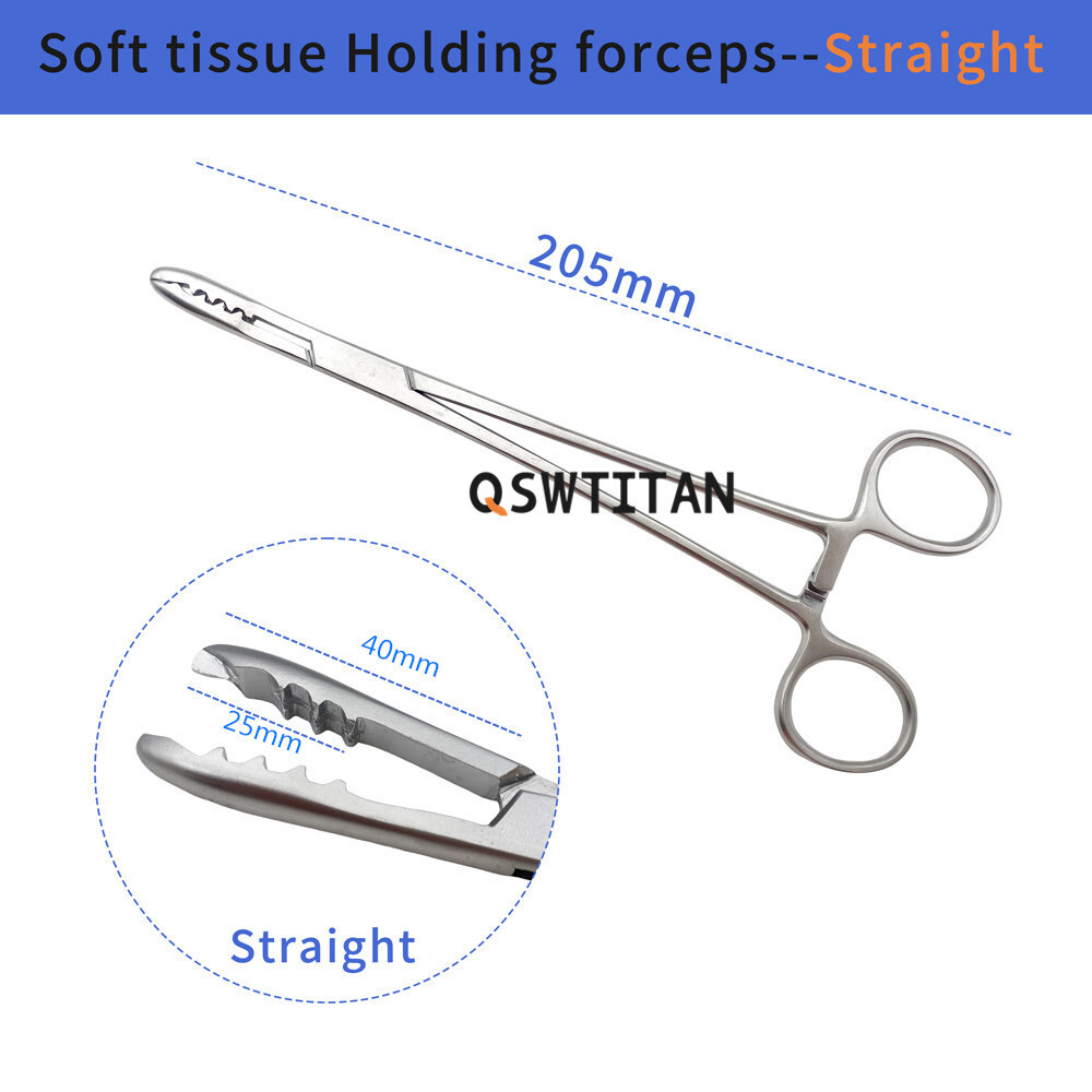 Soft tissue forceps tissue grasp forceps with teeth pet Orthopedics Instruments