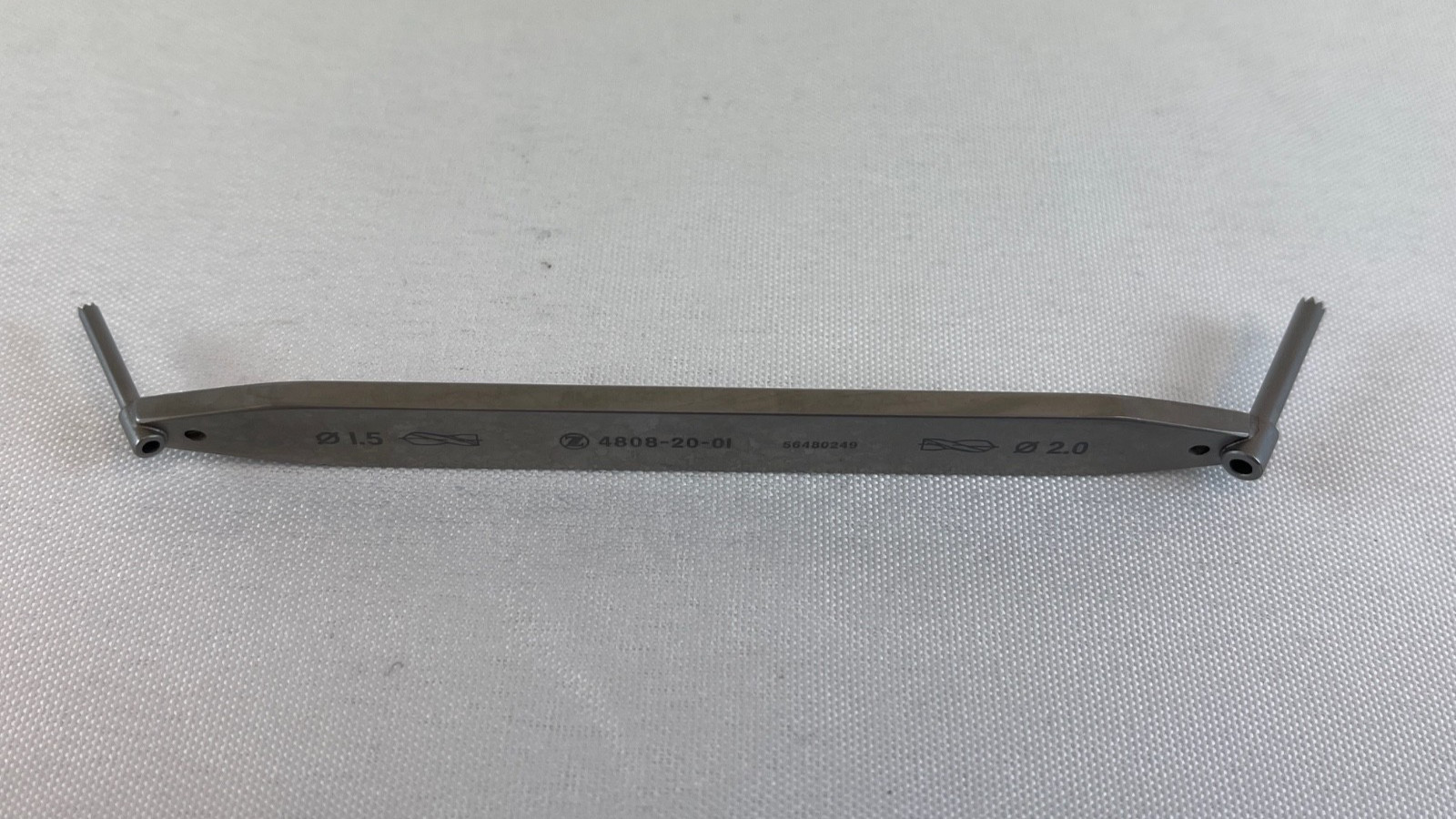 Zimmer 4808-20-01 1.5mm & 2.0mm Double Drill Guide Orthopedics Trauma