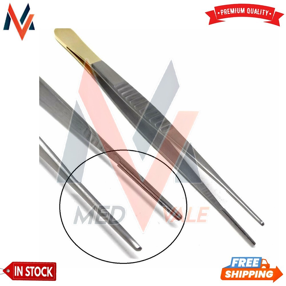 DeBakey Atraumatic Artery Forceps Clamps ENT Surgical Instruments 5 Pcs Set