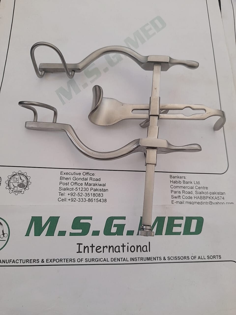 Surgical Balfour Baby Abdominal Retractors Stainless Steel Set
