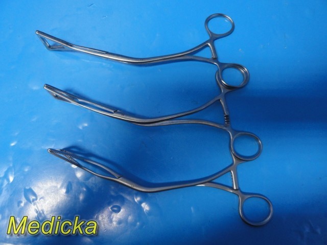 12x Surgical Grasping Forceps Collins Pennington Duval Lovelace ~ 39636