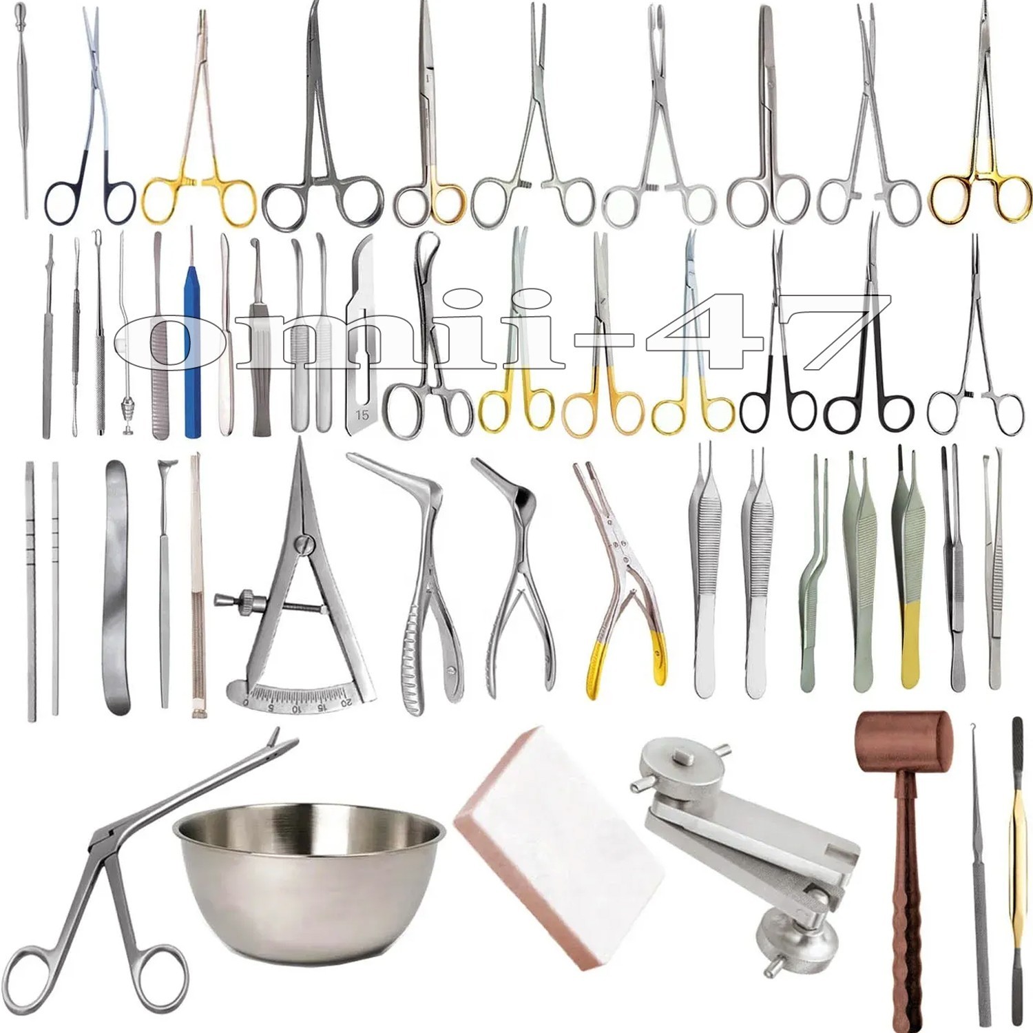 Set of 55 Pcs for Nasal ENT Nose Plastic surgery Rhinoplasty instruments