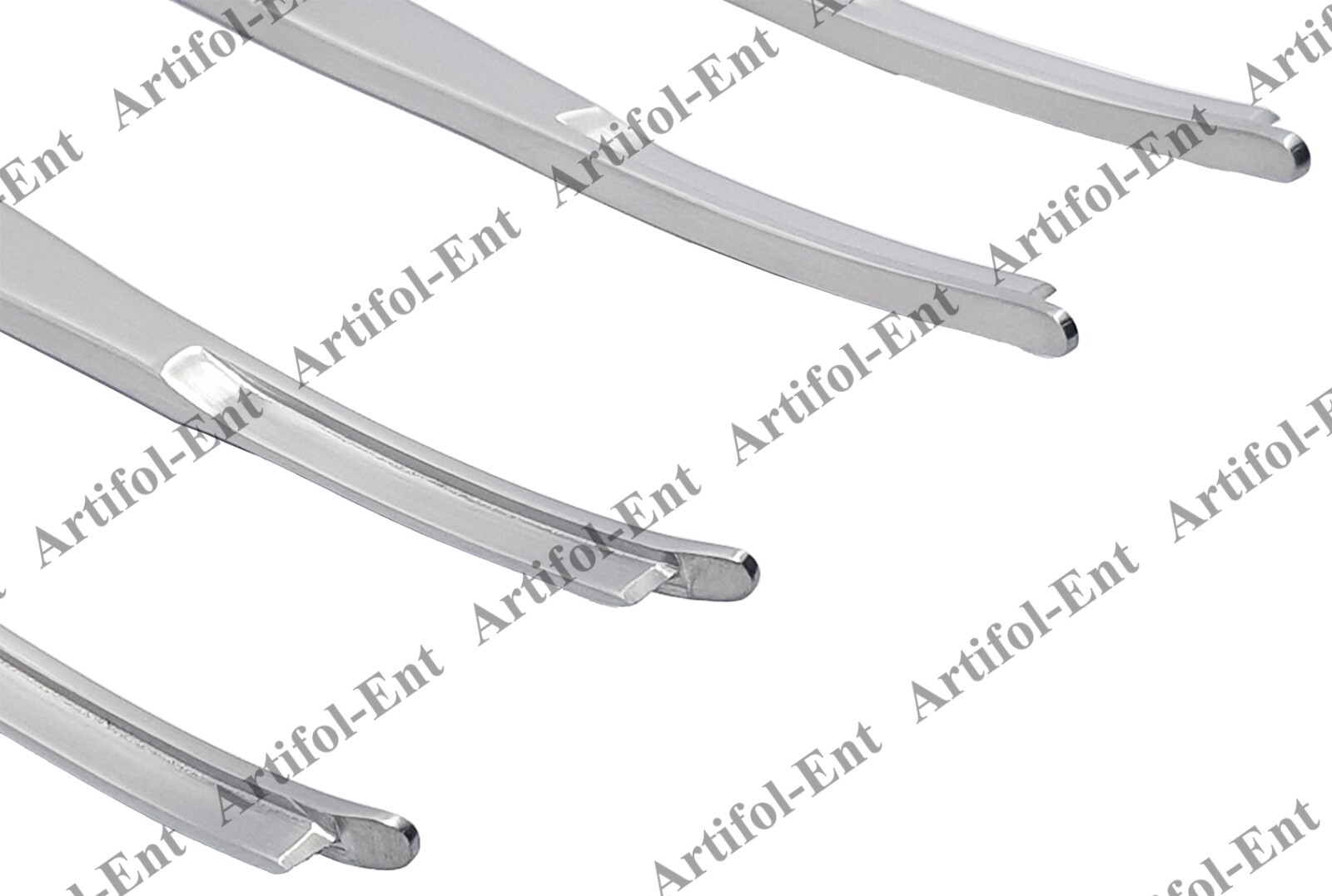 Silver Nasal Chisel 18cm Rhinoplasty Osteotome for Left and Right Side 2 Sets