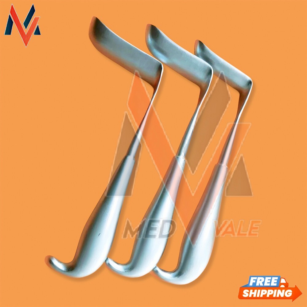 3 Pcs Hill Ferguson Retractor S, M, L Blade Surgical & Veterinary Instruments