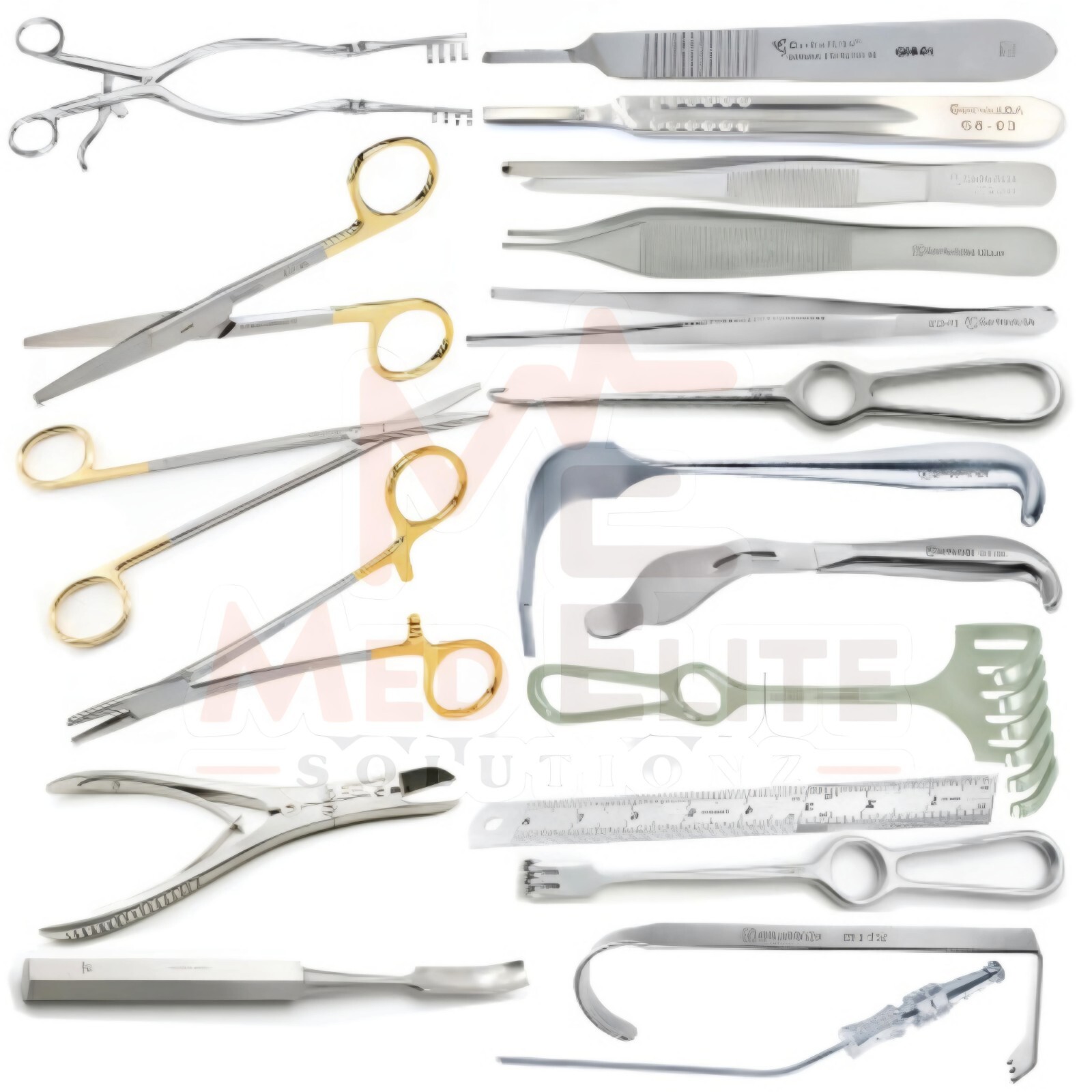 Basic Major Orthopedic 19 Pcs Set Surgical Instruments