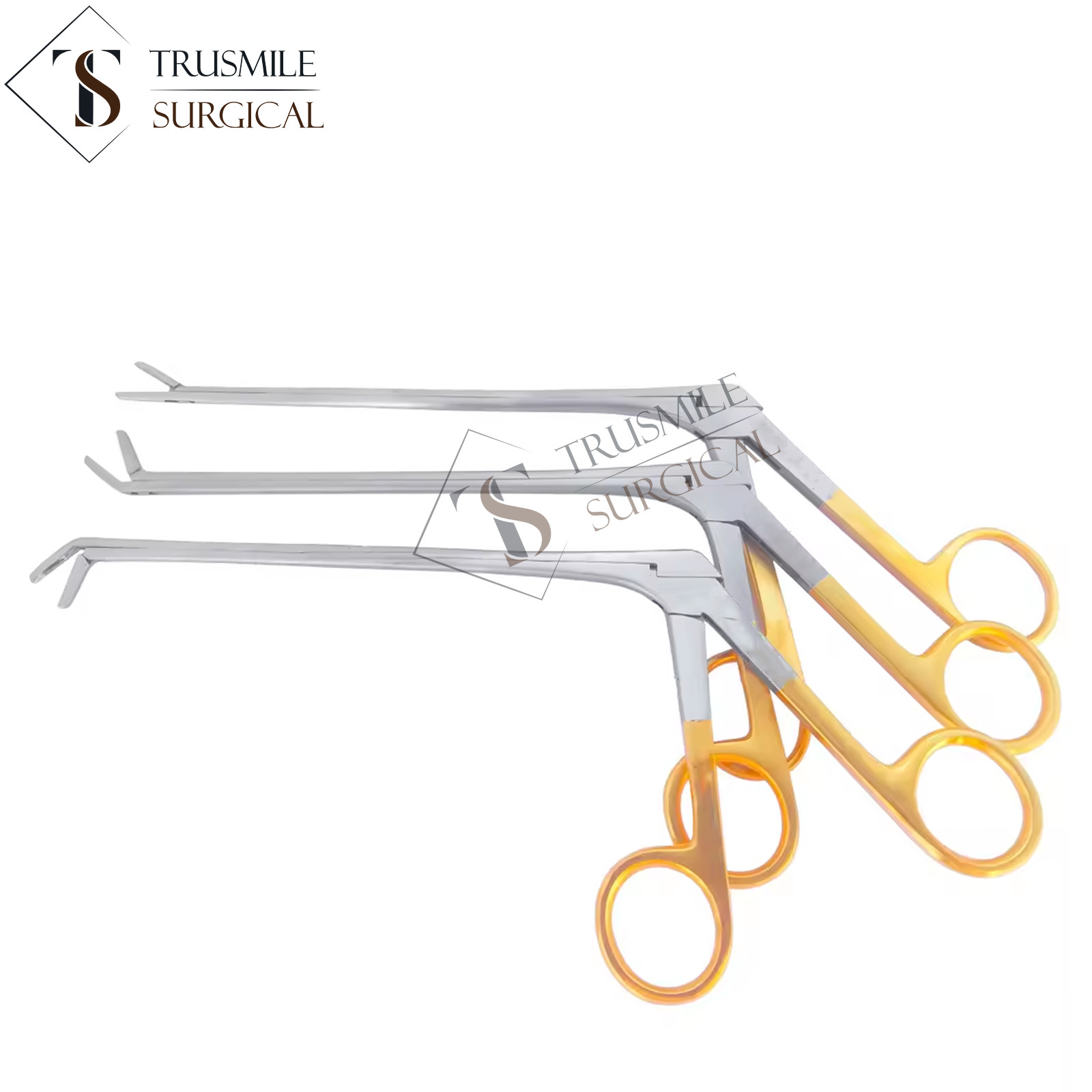 3 Pcs Caspar Intervertebral Disc Rongeur Down Straight Up Orthopedic Instruments
