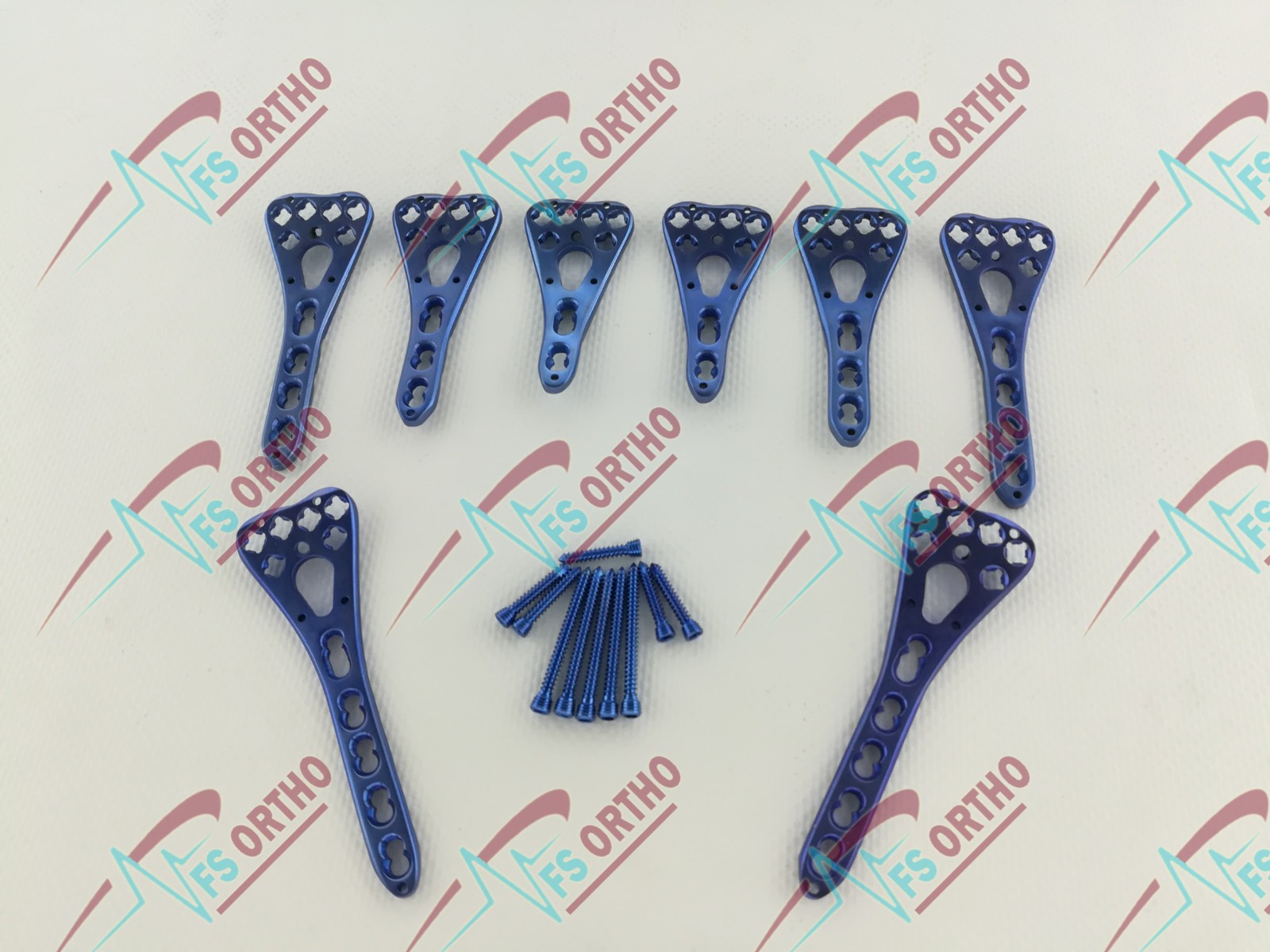 Distäl Radius Volar Locking 2 to 10 Holes L & R Plate with screw 92 pc SS 316L