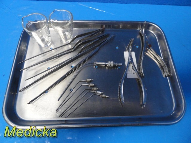 Jarit, Codman, Weck ENT Exam / Epistaxis Instruments W/ Tray ~ 34461