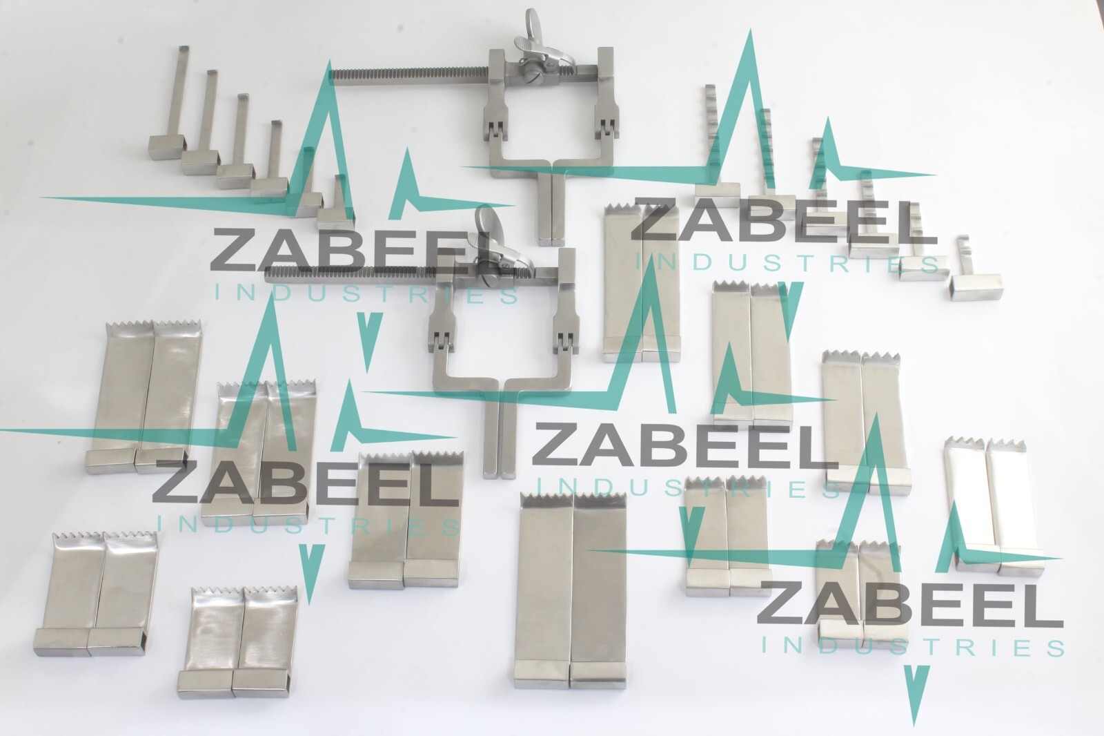 McCulloch Micro Discectomy Lumbar Retractor 38 PCs Silver Set By ZaBeel