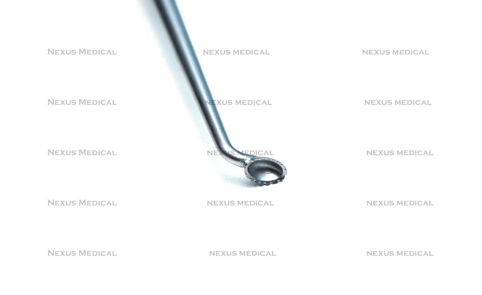 Globus Medical Cup Curette, 6.5 x 9.5mm, 90° Down-Angle – 675.527