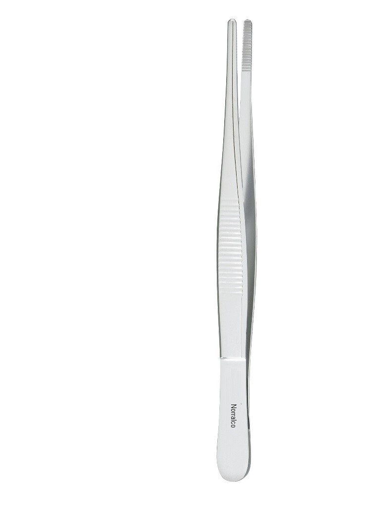 Set of 3 Standard Dressing Forceps, 5.5″, Straight, Serrated Tips, Delicate