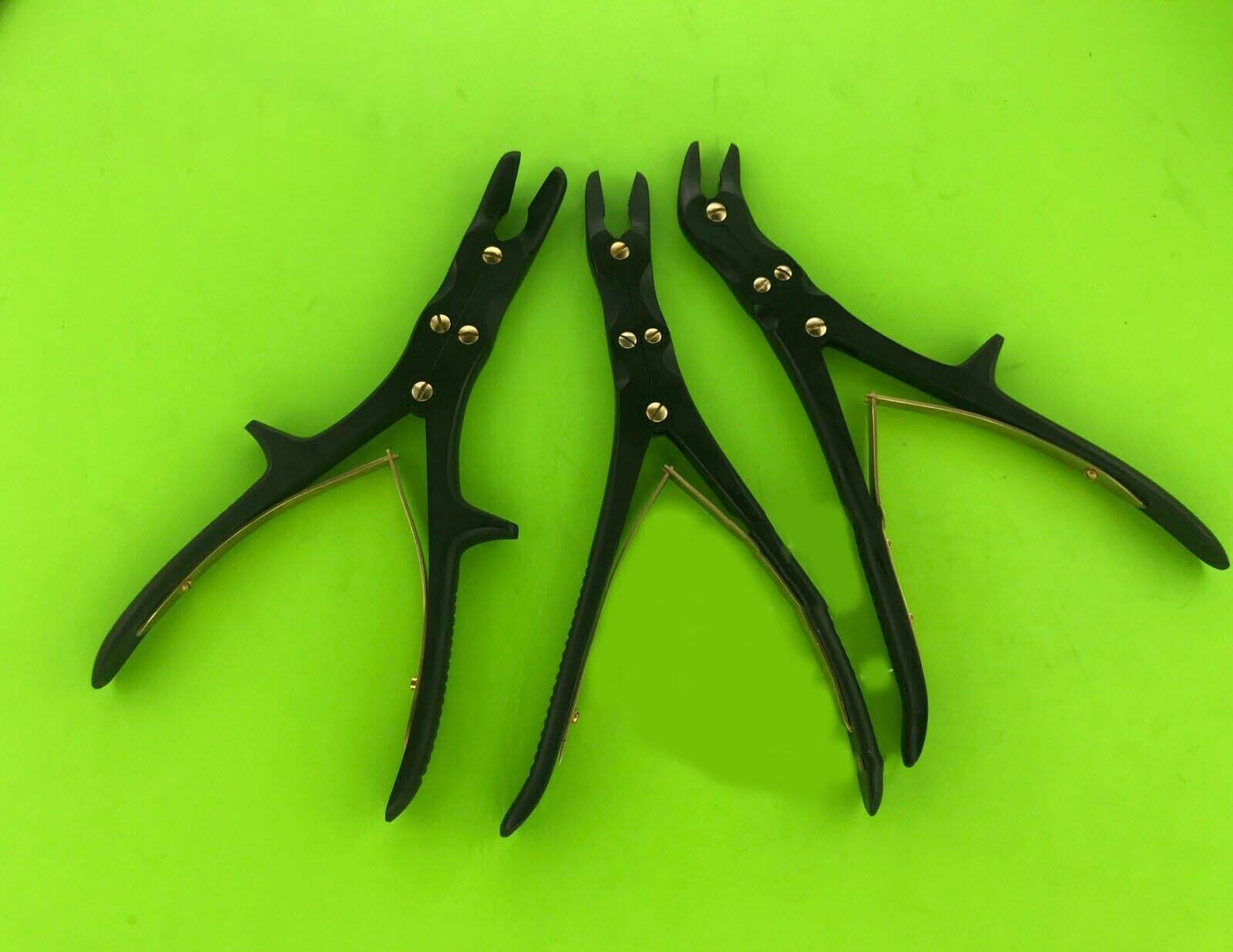 Ruskin Bone LeksellStille Rongeurs Forceps Gouge Surgical Instruments 3 pcs Set