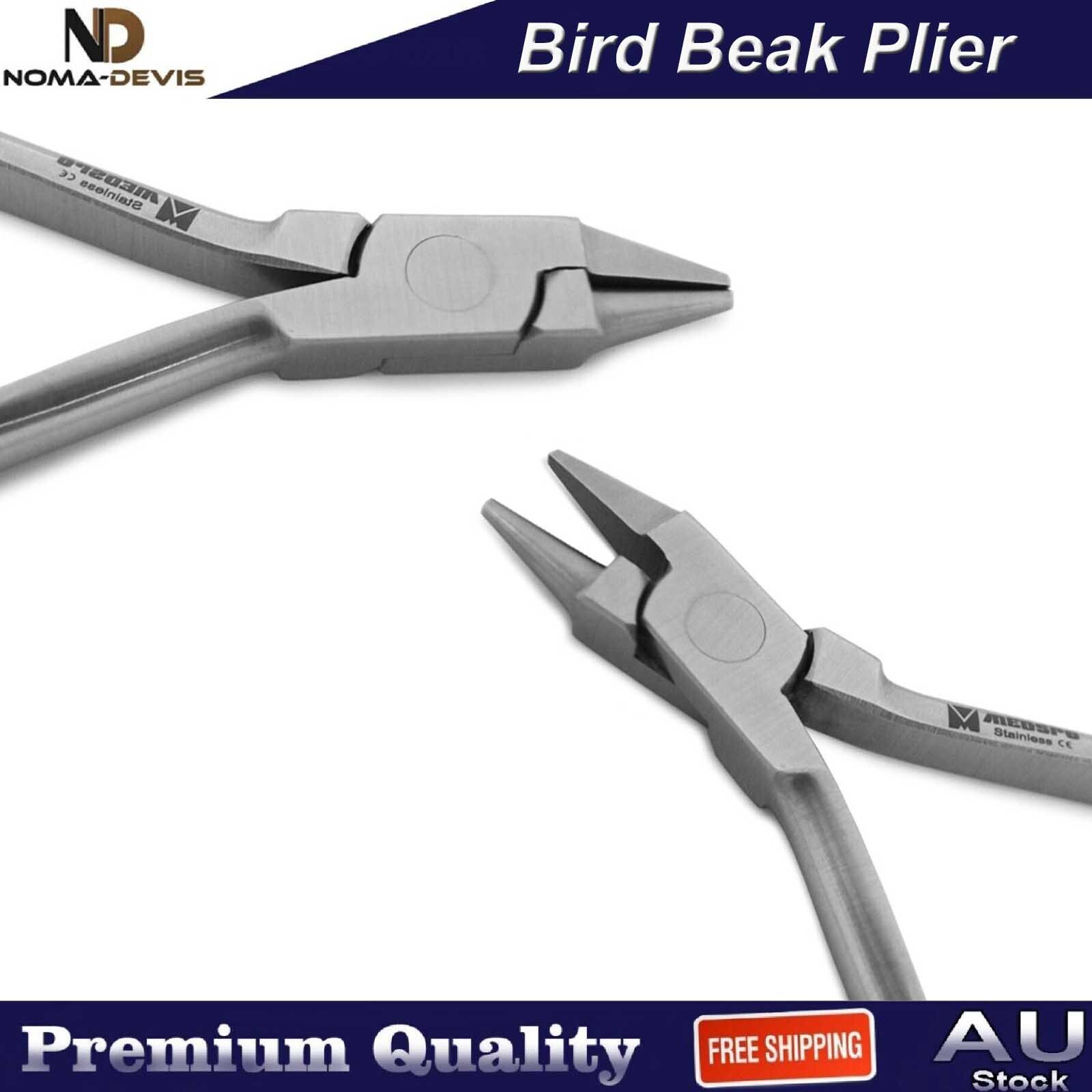 Light Wire Bird Beak Plier Orthodontic Wire Bending Loop Forming Dental Lab Tool
