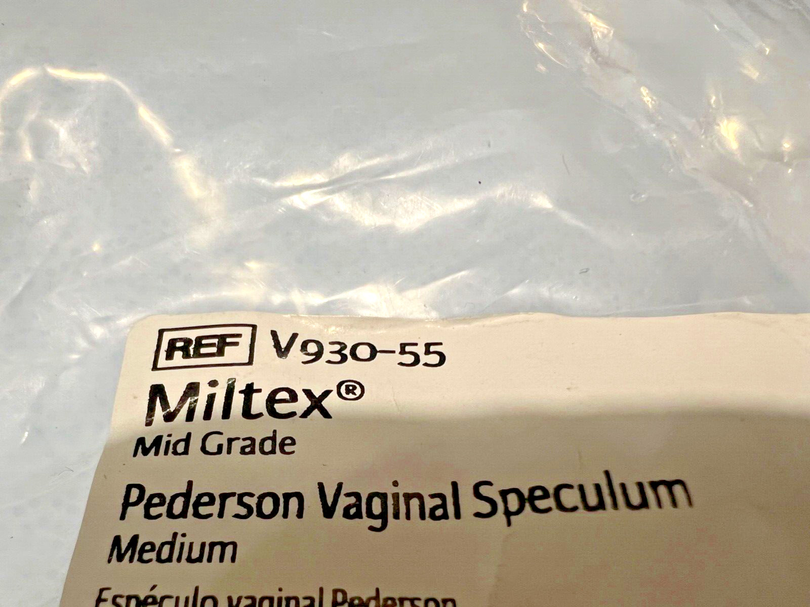 Integra Miltex V930-55 Medium Pederson Vaginal Speculum OBGYN