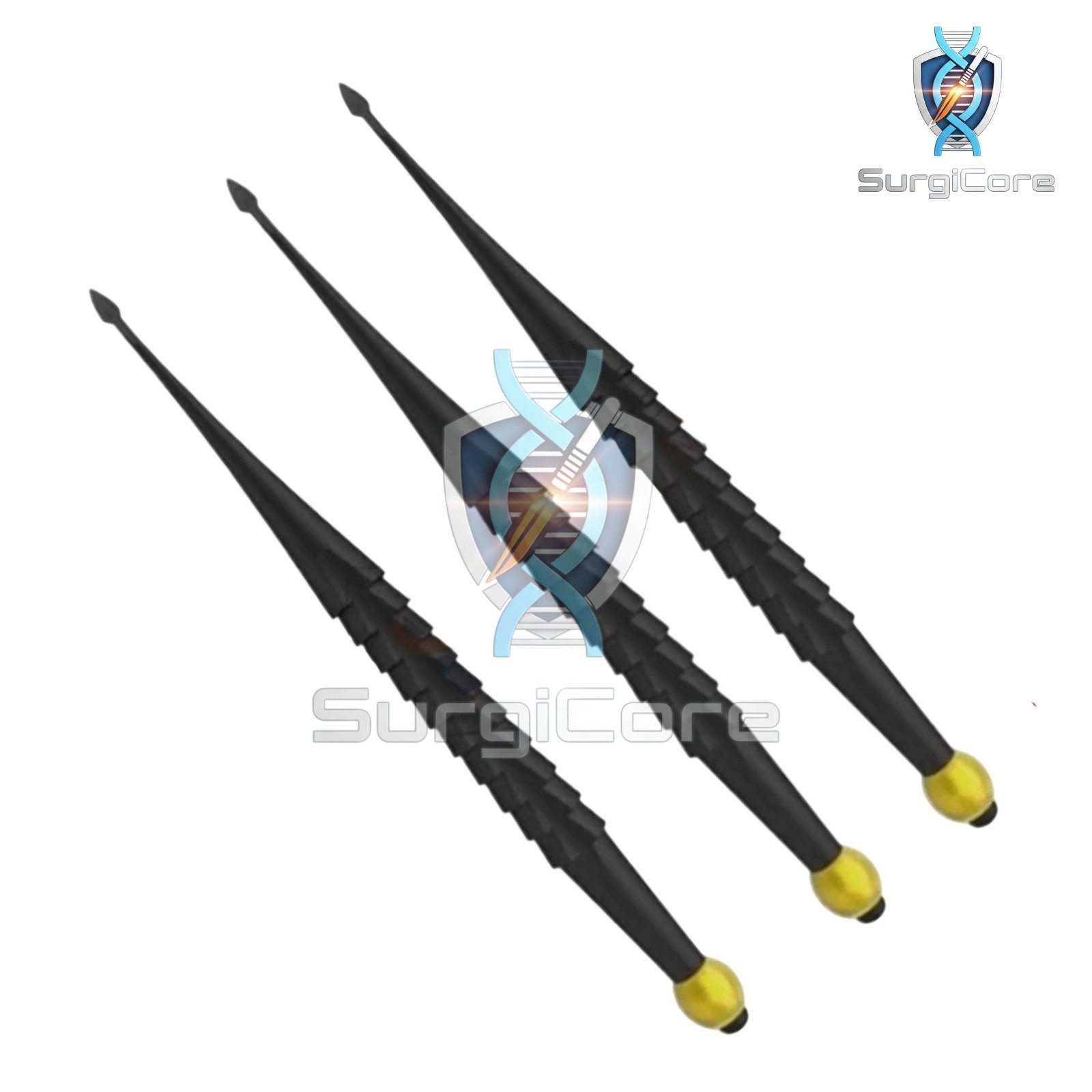 3 Pcs PDL Elevator Sharpened Straight Spade Proximator surgical Instruments