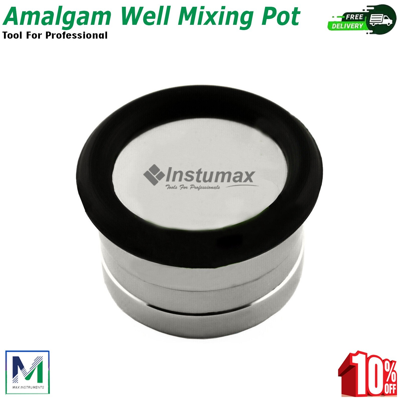 Dental Implant Surgical Amalgam Well Pot Non Slip Dentist Bone Grafting Mixing