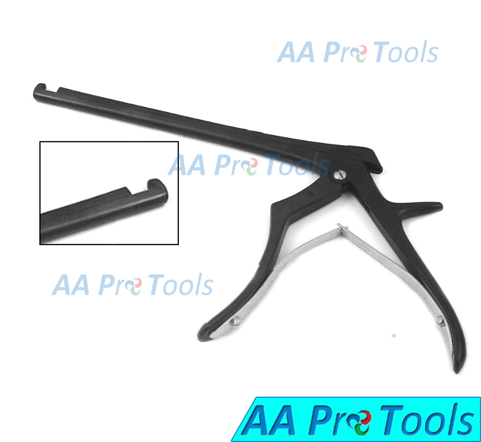 KERRISON RONGEUR 5mm 7″ Upward With Black Coating & Silver Ratchets Orthopedic