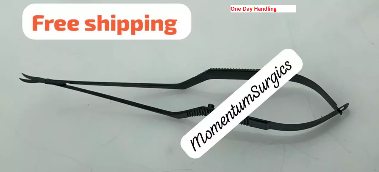 Kamiyama Micro Scissors 18cm For Neurosurgery Bayonet Handle Free ship US