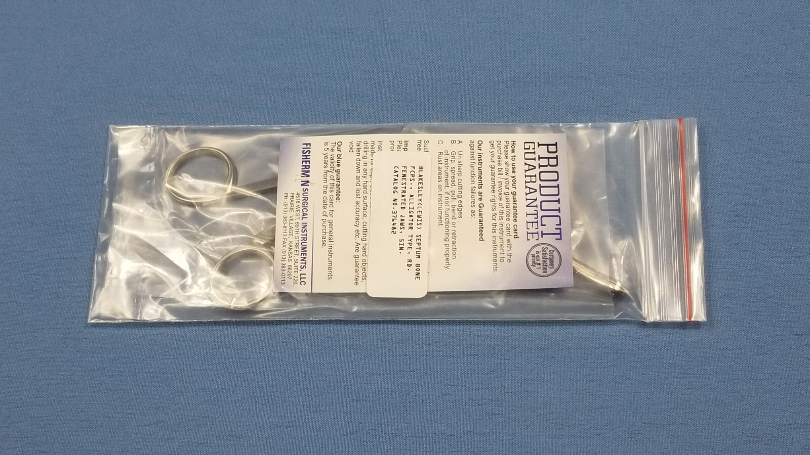 German Stainless Steel Blakesley Lewis Septum Bone Forceps 376482