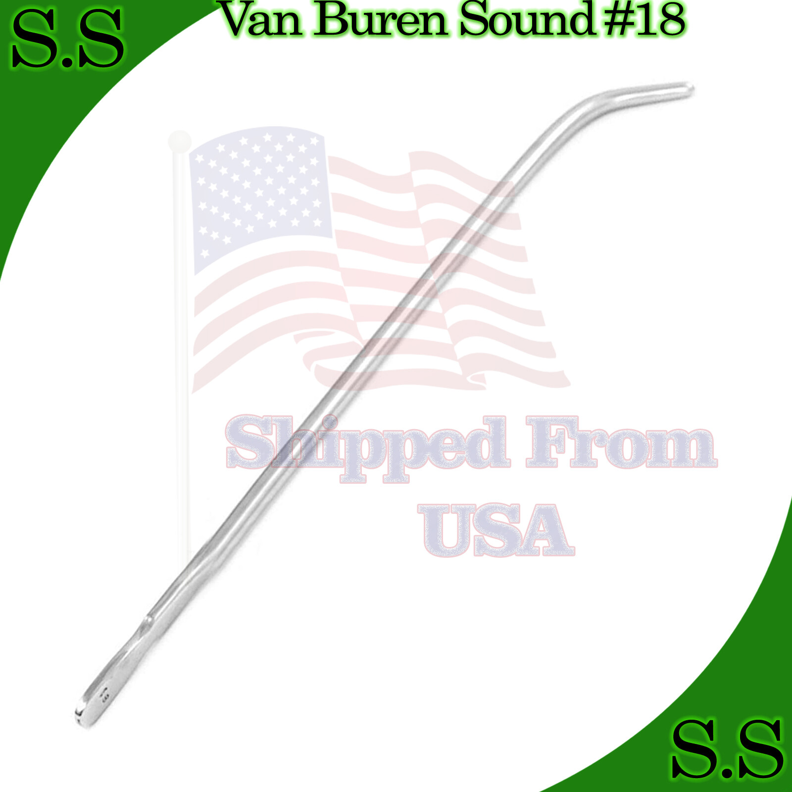 Van Buren Sound #18 Ob/Gyn Urology Surgical Instruments