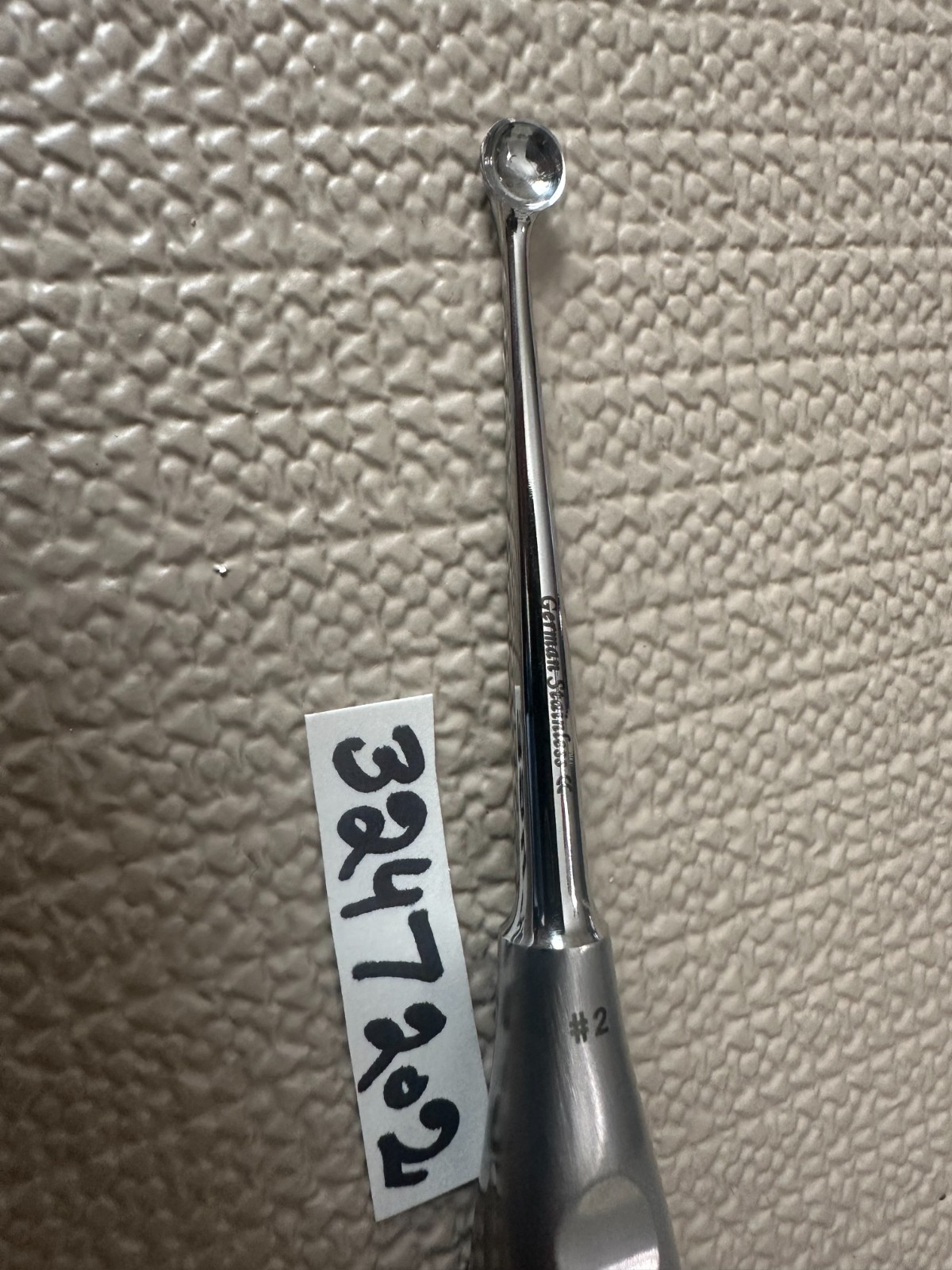 1PCS–BRUN ORTHOPEDIC CURETTES#2—- 6-3/4″
