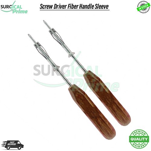 Screw Driver Fiber Handle Sleeve Bit 2.5mm 3.5mm Surgical Orthopedics 2 PCS A+