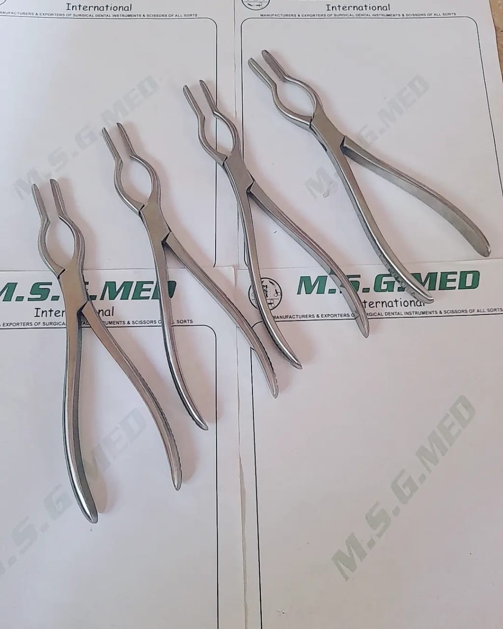 Walsham Universal Septum Straightening Forceps 23cm Stainless Steel 4PCS Set ENT