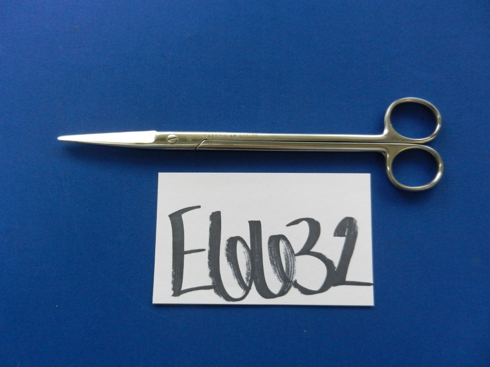 E6632 Aesculap BC560R Mayo Harrington Straight Blunt Scissors 23cm Length