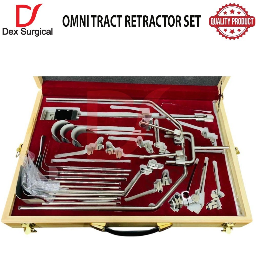 OMNI TRACT Surgical Retractor Set with Wishbone Frame of Surgical Retractors