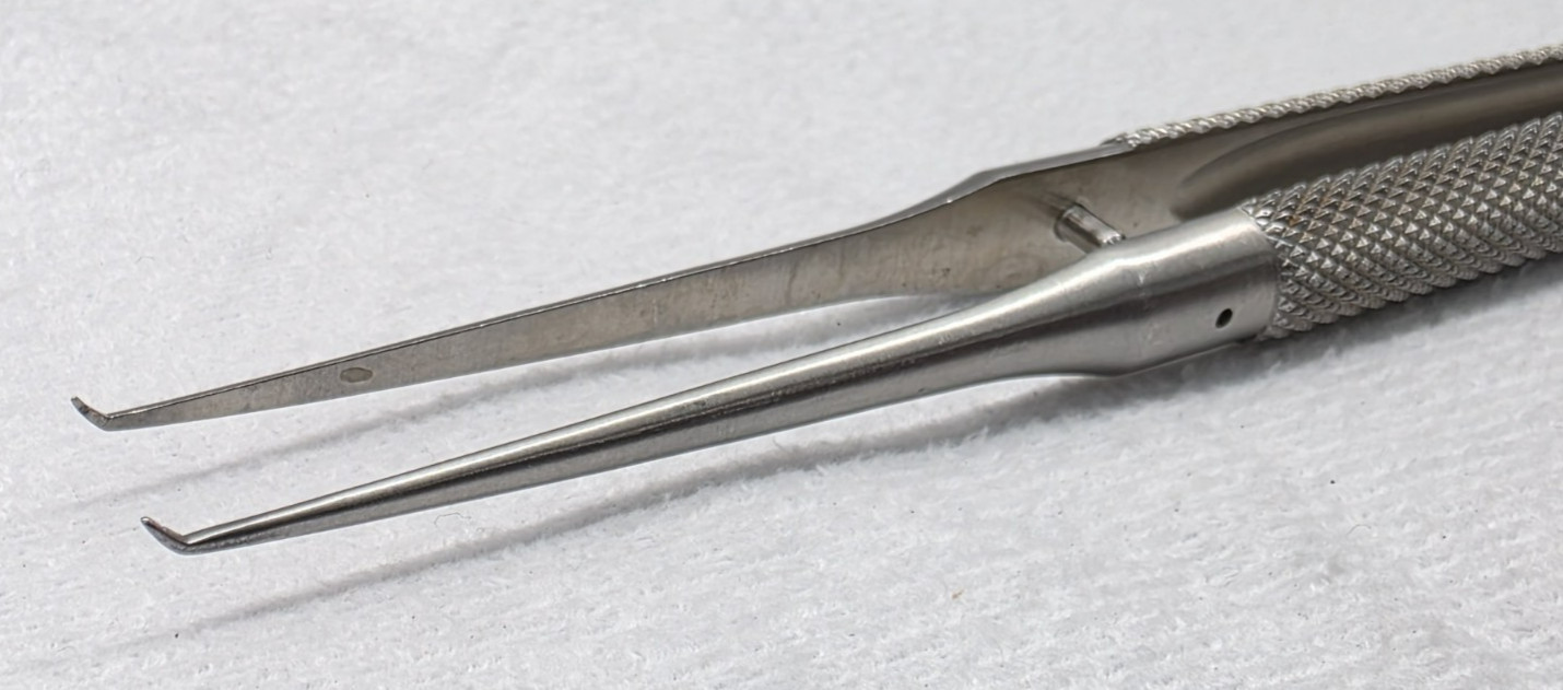 GEM 4183C Microvascular Coupler Forceps 7″ Angled Surgical Stainless