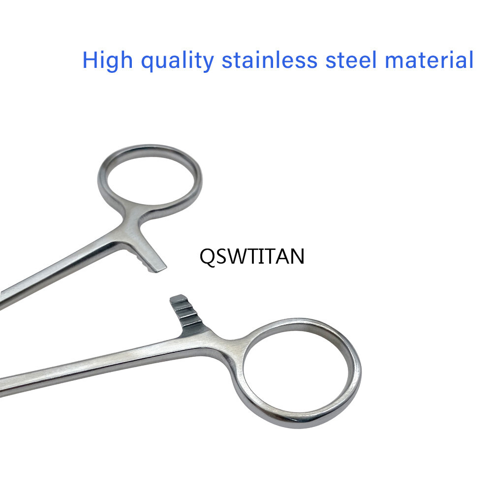 Locking Forceps Artery Surgical Clamp Curved Straight Tip Hemostatic Forceps