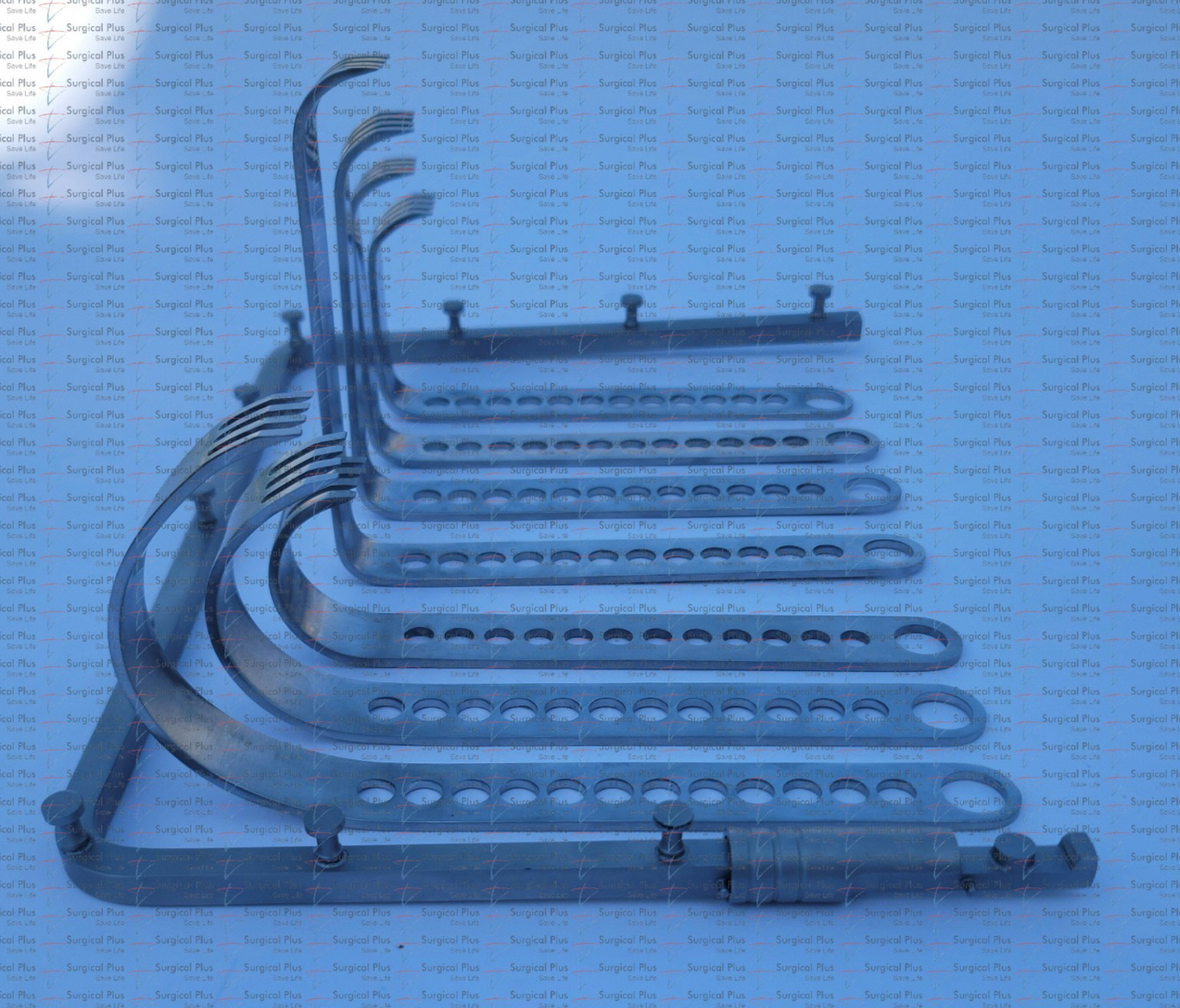 Charnley Initial Incision Standard Hip Surgery Retractor Arthroplasty Set of 8