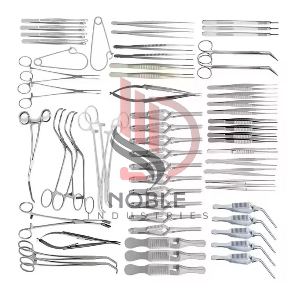 Major Vascular Surgery Set of 61Pcs Specialty Surgical Instrument Set
