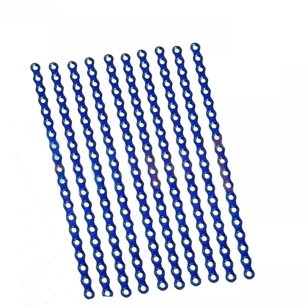 1.5mm Maxillofacial 10 Pcs Mini Plates 80 Pcs Titanium Screws with Screw Driver