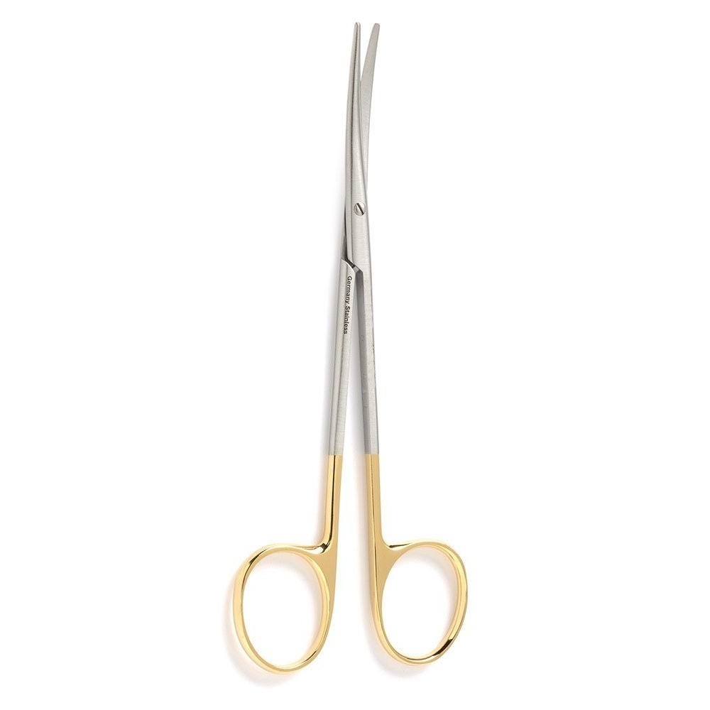 Set of 6 Metzenbaum Scissors, 7″, Curved Tungsten Carbide Blades, Stainless