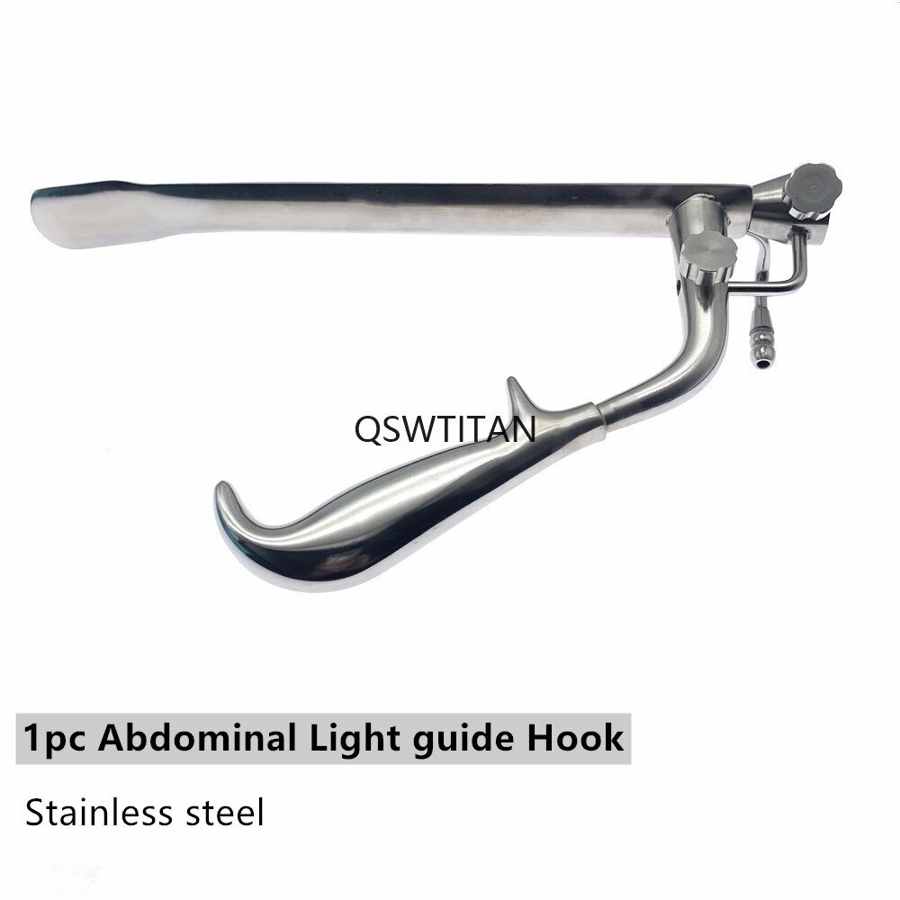 Abdominal Retractor Light Guide Hook Stainless Steel Laparoscopic Surgical Tools