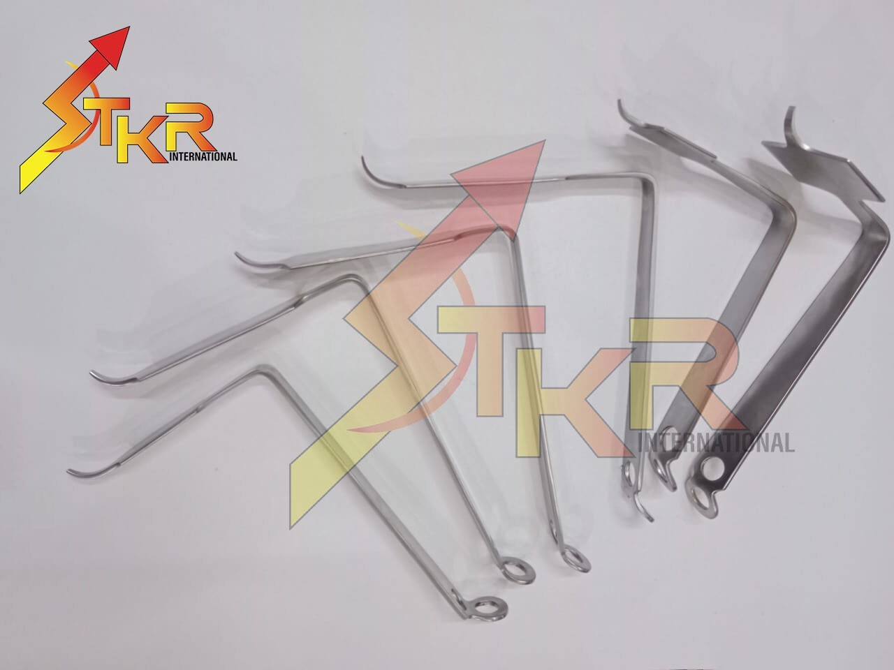 Bent Hohmann Knee Retractors Set