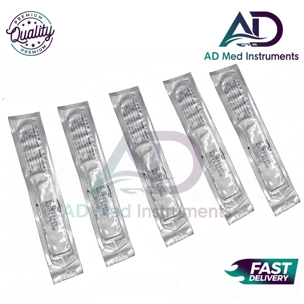 5pcs Skin Graft Knife Blade Dermatome HUMBY & WATSON Surgical Instruments