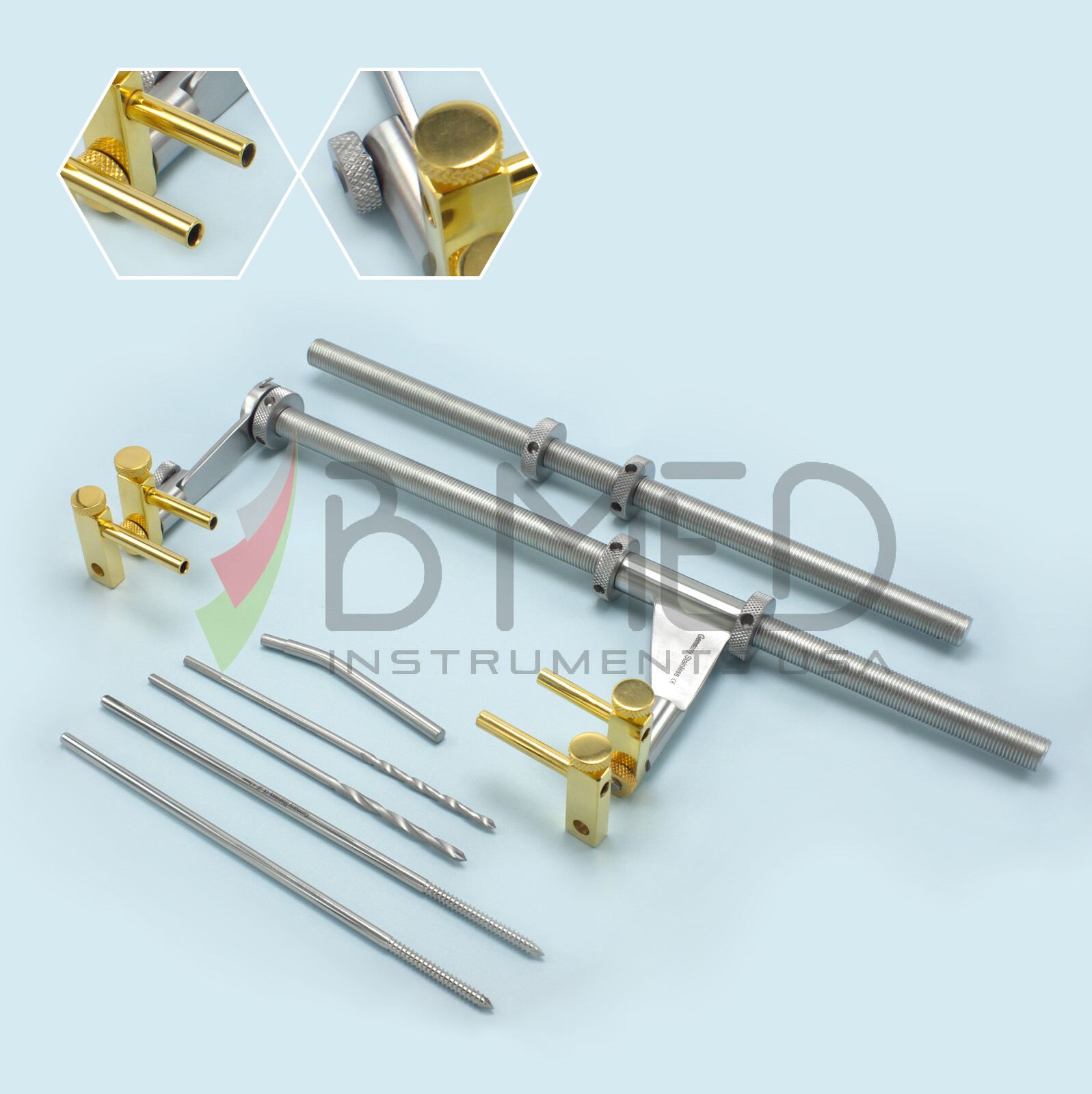 OR Grade Femoral Distractor Complete Set Orthopedic Bone Fracture Reduction Femu