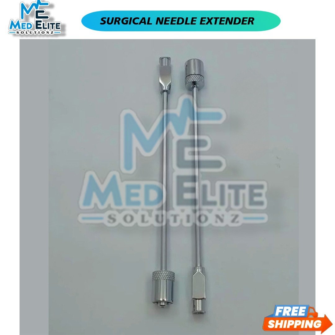 Surgical Needle Extender 5 Stainless Steel Cervical Block Instruments