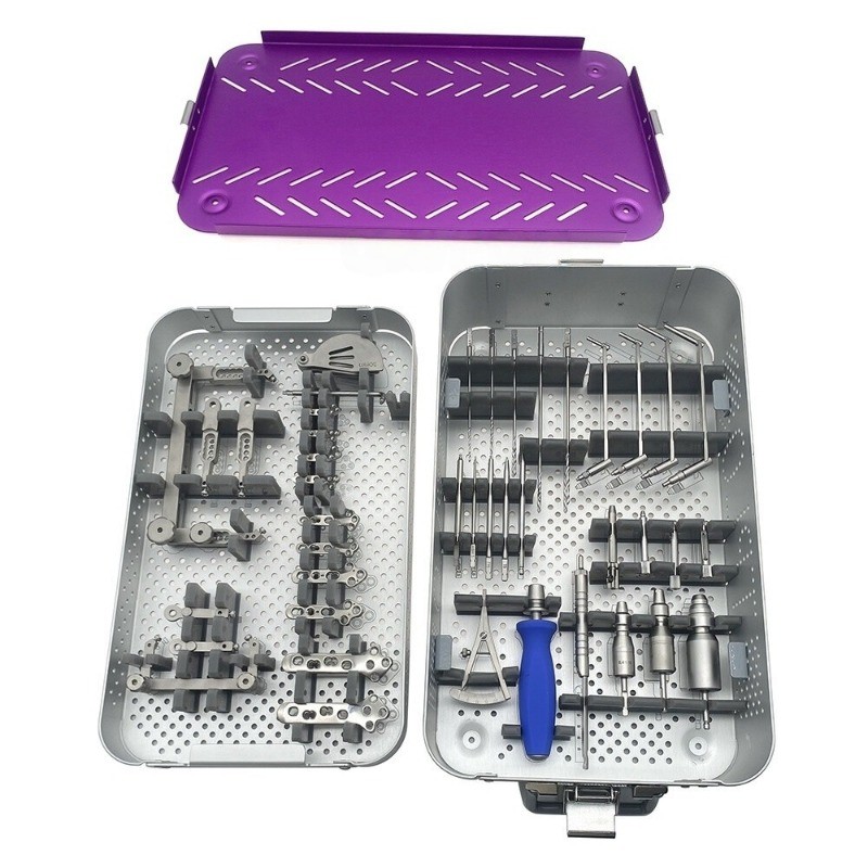 Tibial Plateau Leveling Osteotomy Tplo Plate Jig Kit Set Veterinary Instrument