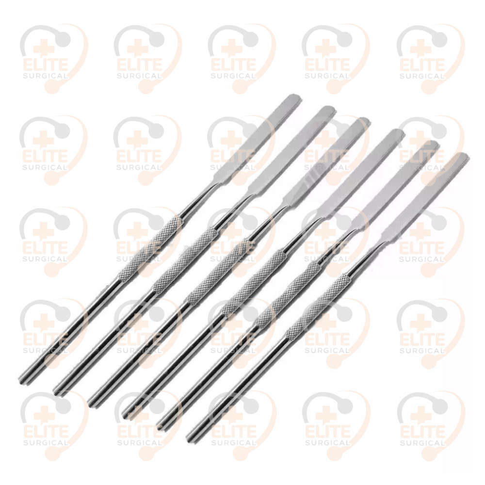 6 Pcs Cement Spatulas Dental Instruments Stainless Steel German Grade