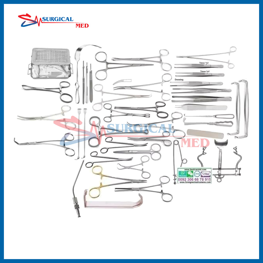 Surgical Thoractomy Instruments Complete Set Brand New
