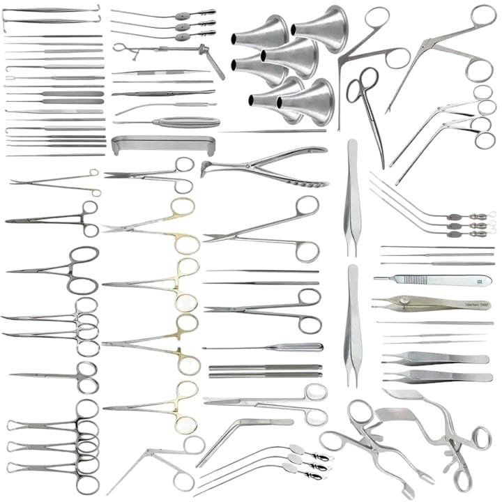 ENT Tympanoplasty Instruments for Micro Ear Surgery Instruments 101 PCs Set