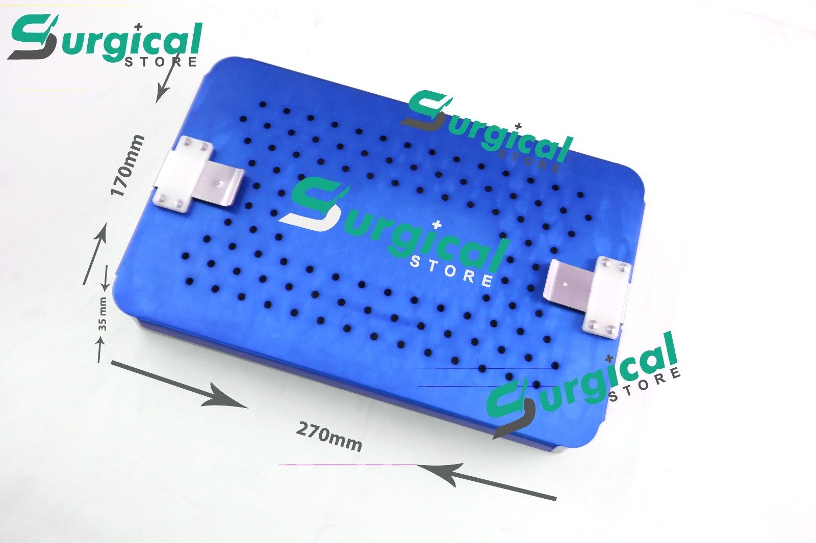 Aluminium alloy sterilization tray case for surgical instrument Sterilize tray S